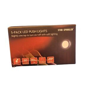 Star-Spangled 5-Pack LED Push Lights